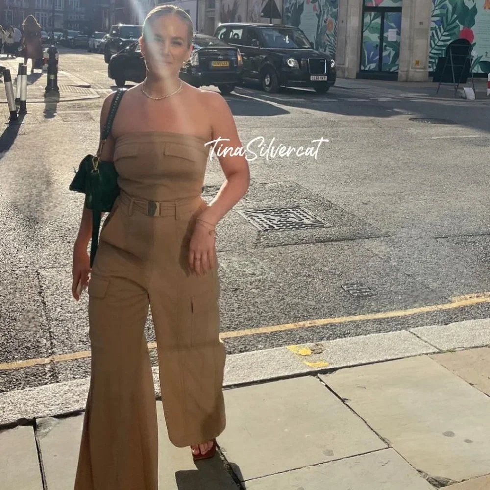 BLOGGER'S FAVE! Zara Belted Cargo Jumpsuit NWT